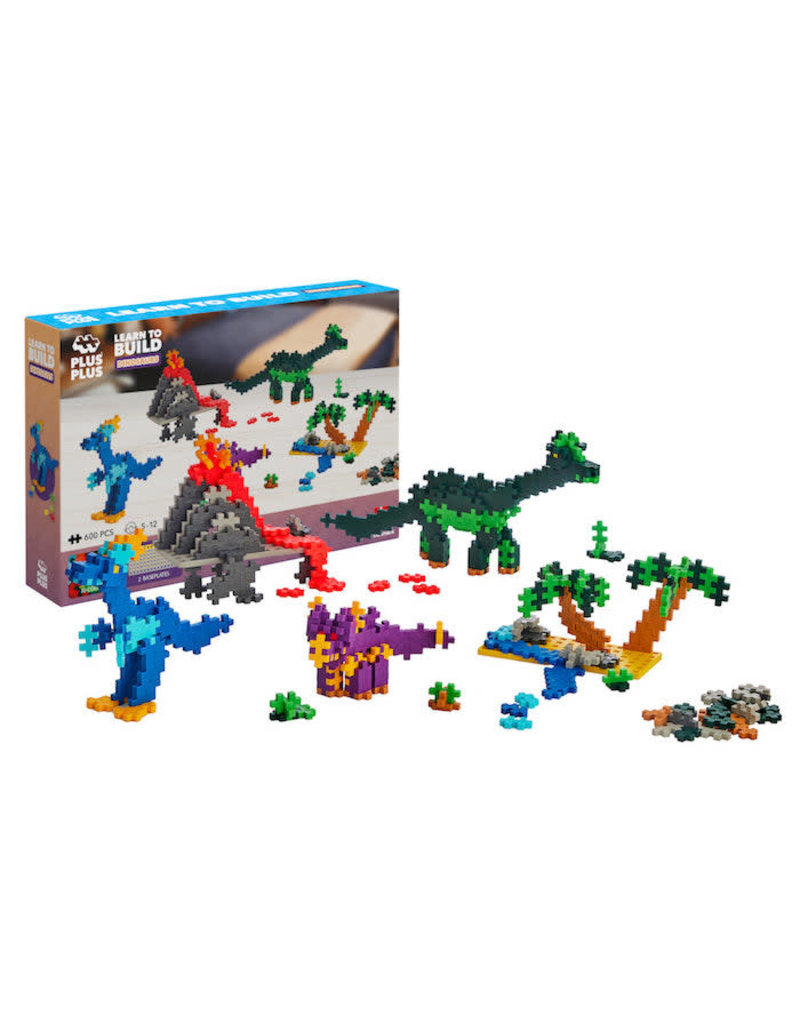 Plus Plus Learn to Build Dinosaurs 7+