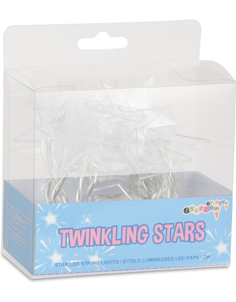 iscream Twinkling Star LED String Lights 12+