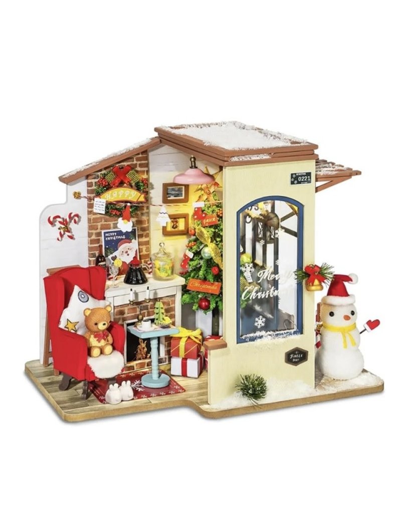 DIY Miniature Kit: Christmas Snow House 14+