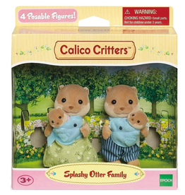 Calico Critters Splashy Otter Family 3+