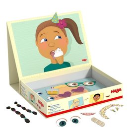 HABA Magnetic Game Box Funny Faces 2+