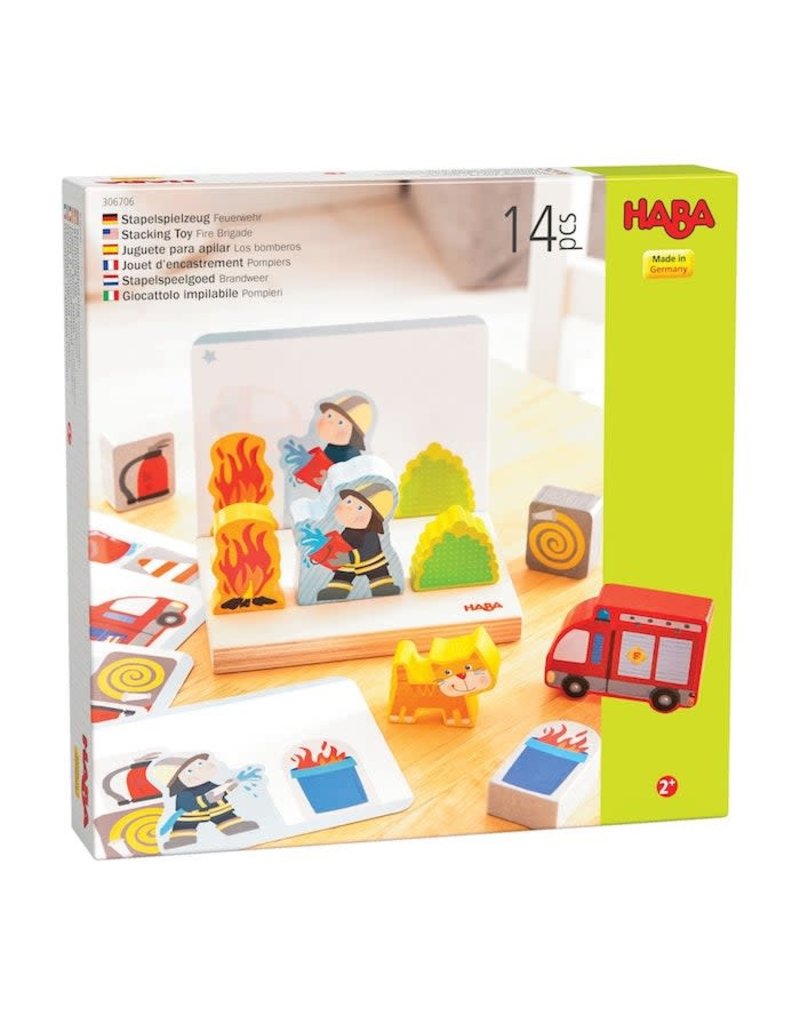 HABA Stacking Toy Fire Brigade 2+