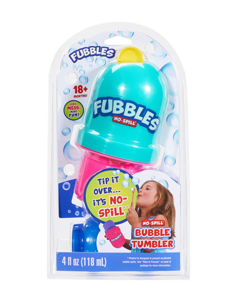 Fubbles Fubbles No-Spill Bubble Tumbler 4oz 3+
