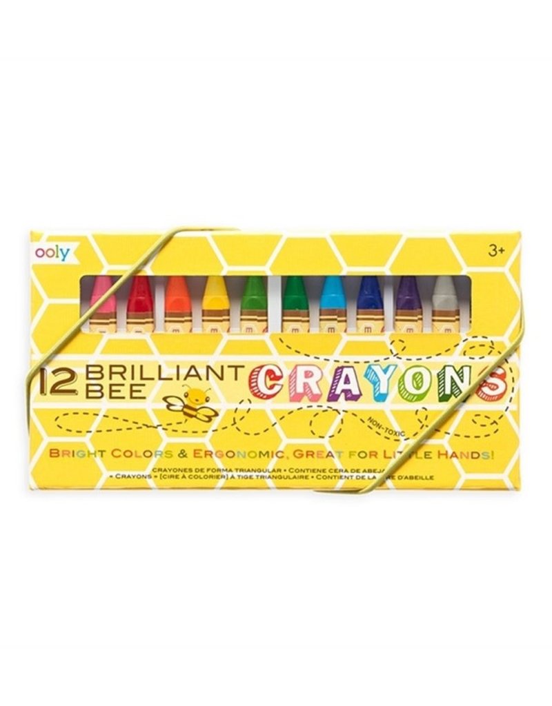 ooly Brilliant Bee Crayons - Set of 12