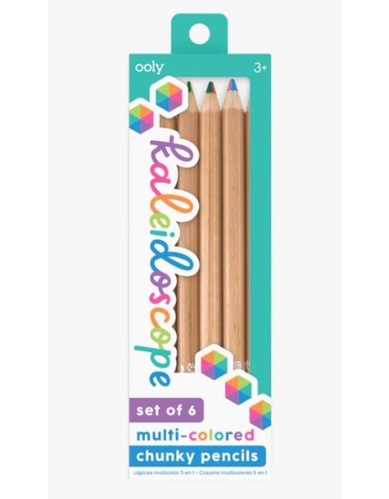 ooly Kaleidoscope Multicolored Pencils 6 pack