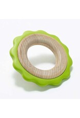 BeginAgain Green Ring Teether 6m+