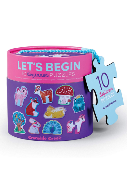 Let's Begin 10 puzzles, 2pcs