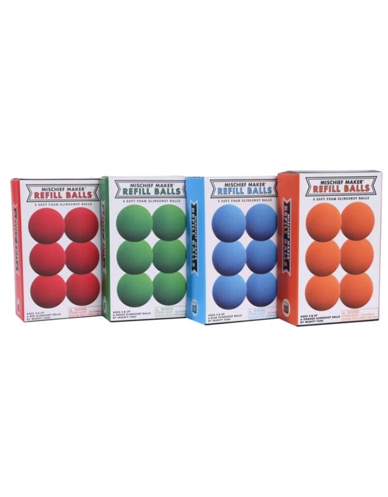 Mischief Maker Slingshot Refill Balls assort 4+