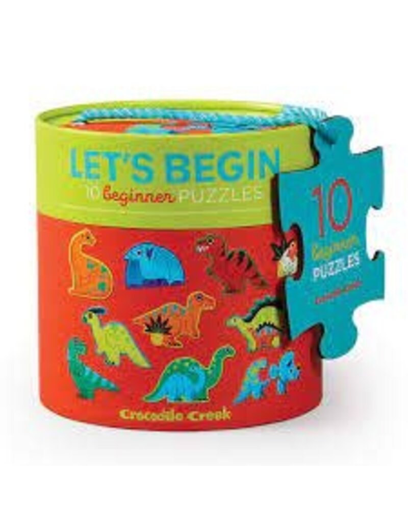 Crocodile Creek Let's Begin 10 puzzles, 2pcs