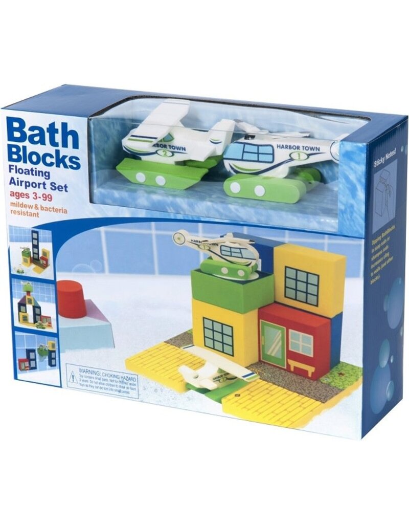 Just Think Toys Bath Blocks Floating Airport 3+