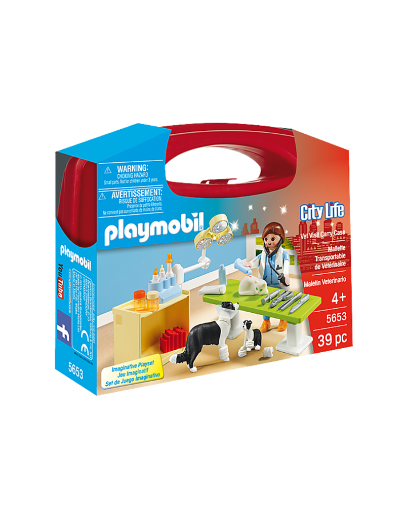 Playmobil Carrying Case - Veterinarian 4+