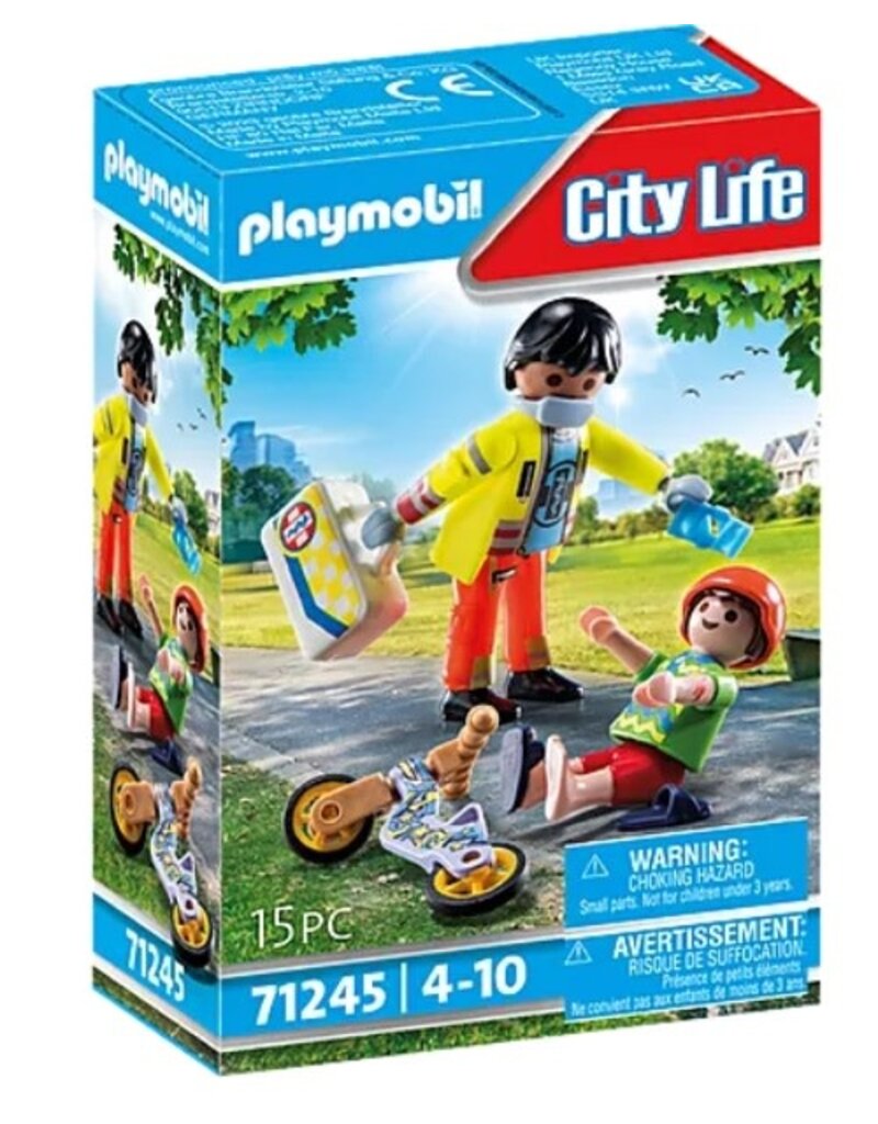 Playmobil Paramedic with Patient 4+