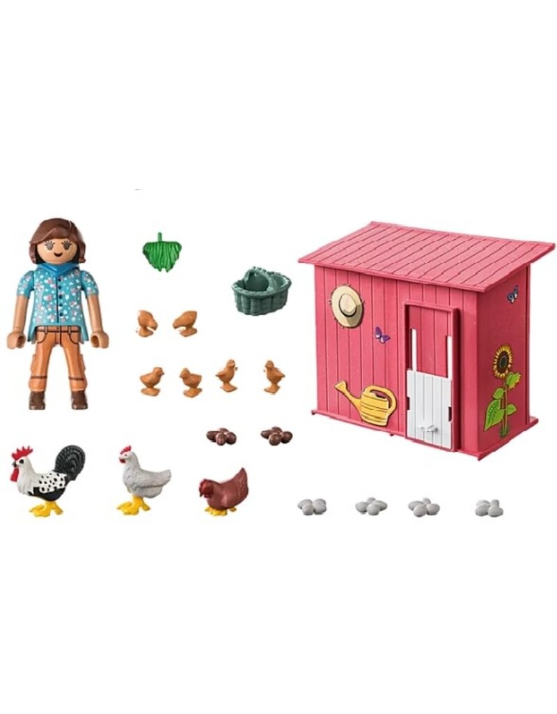 Playmobil Chicken Coop Hen House 4+