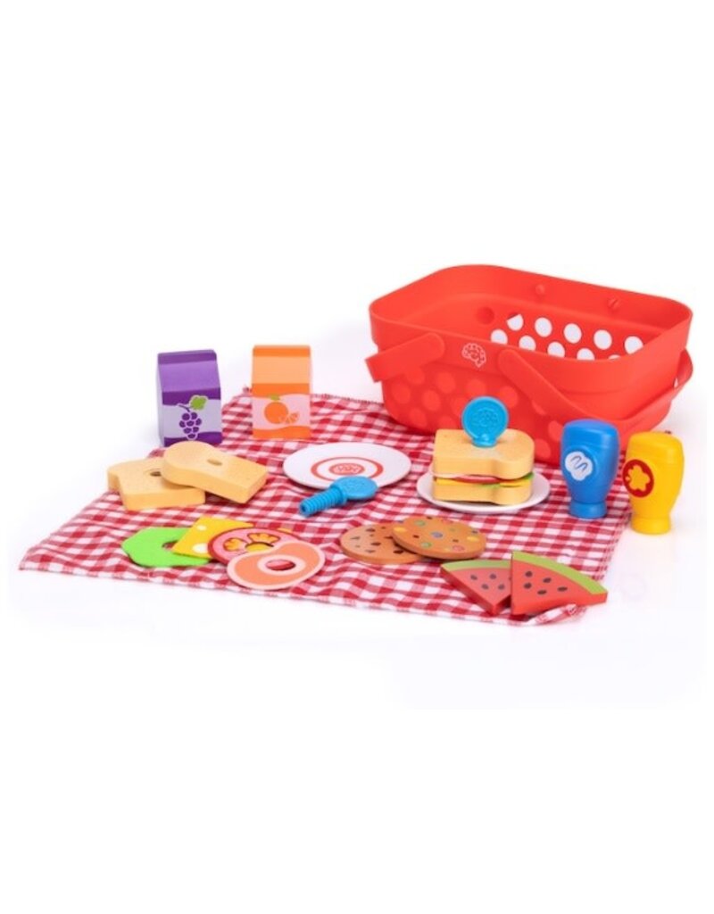 Fat Brain Toys Pretendables Picnic Basket Set 3+