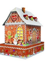 Ravensburger Gingerbread House LED 3D Puzzle 210 Pcs