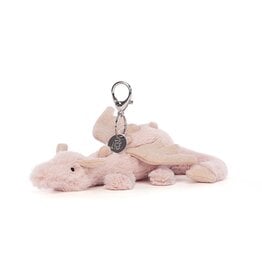 Jellycat JC Rose Dragon Bag Charm