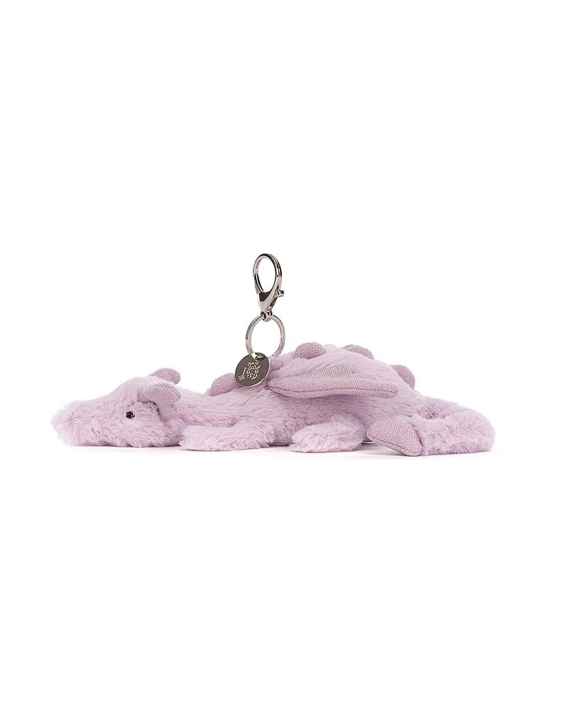 Jellycat JC Lavender Dragon Bag Charm