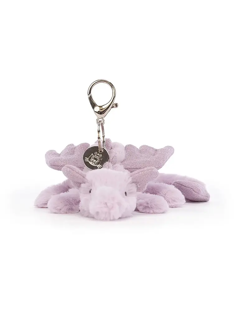 Jellycat JC Lavender Dragon Bag Charm