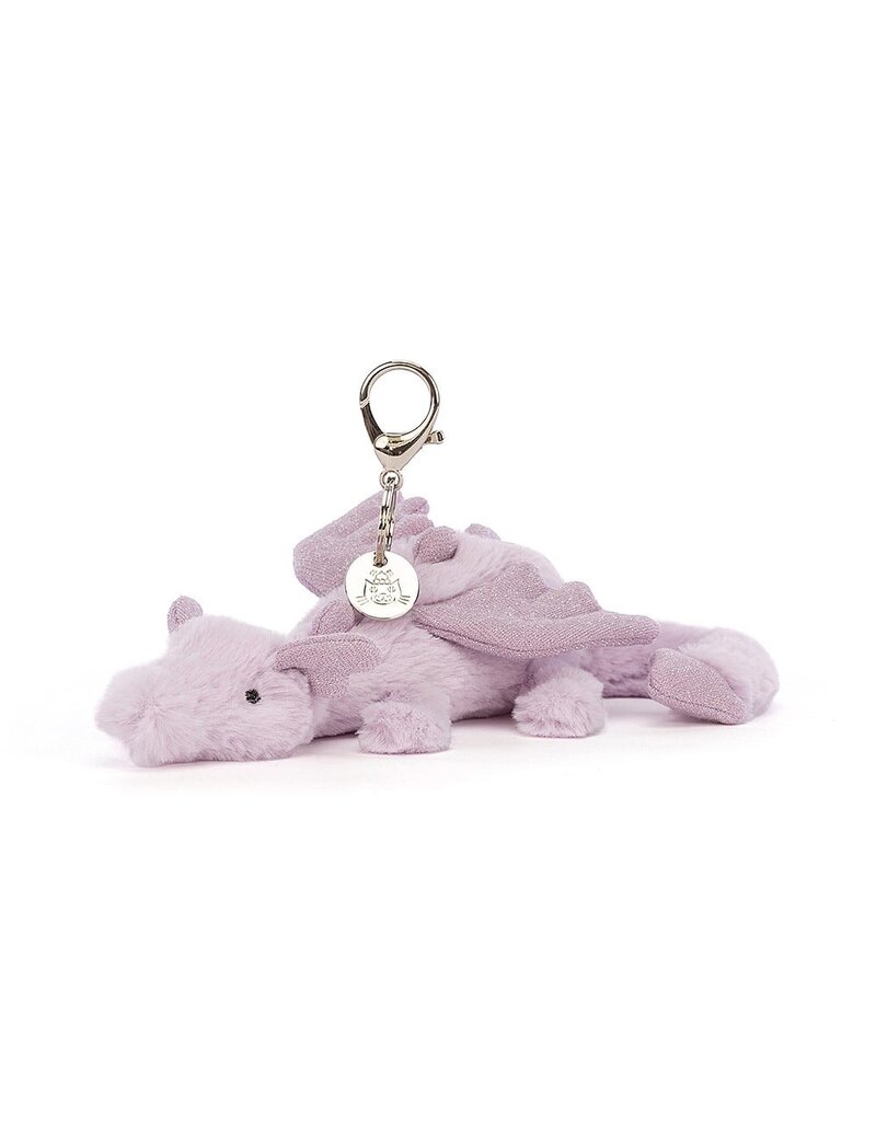 Jellycat JC Lavender Dragon Bag Charm