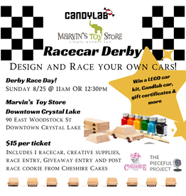 Candylab Racecar Derby Event - Crystal Lake 8/25