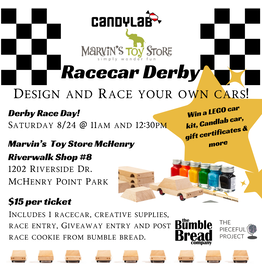 Candylab Racecar Derby Event- McHenry 8/24