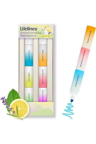 Lifelines Scented Stackable Highlighters 5+