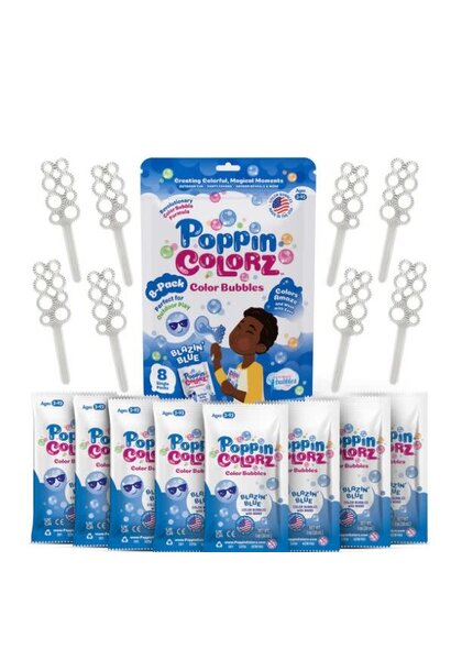 PoppinColorz Color Bubbles-8 Party Favors