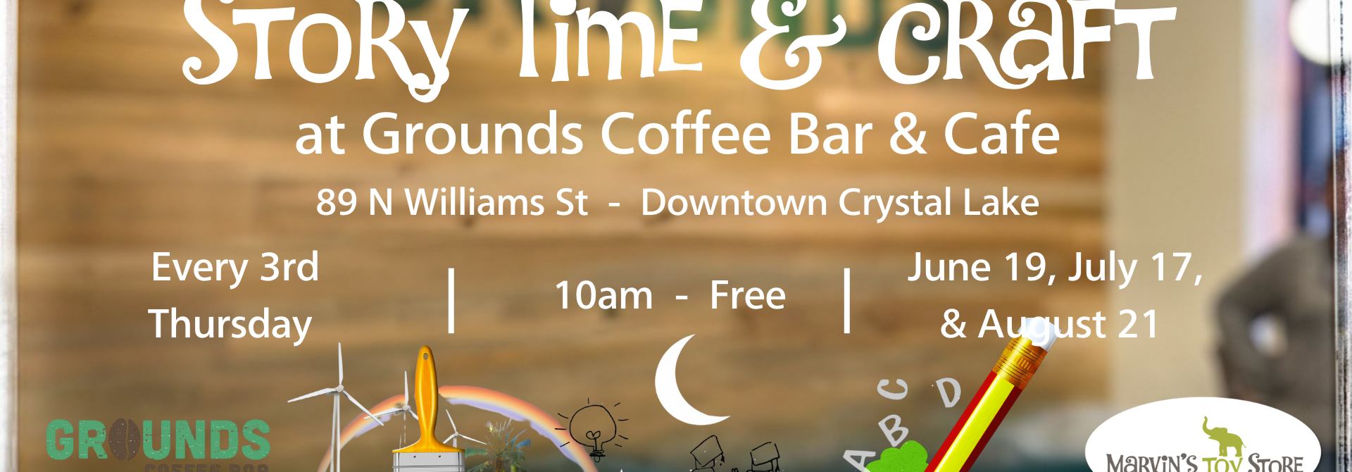 Story and Craft Time at Grounds Coffee Bar & Cafe