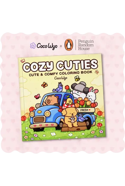 Cozy Cuties Cute & Comfy Coloring Book