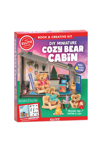 Klutz DIY Mini Cozy Bear Cabin  8+