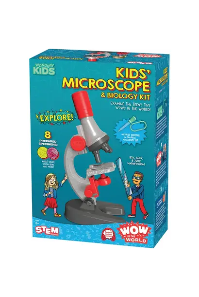 Wow in the World: Kids' Microscope & Biology Kit