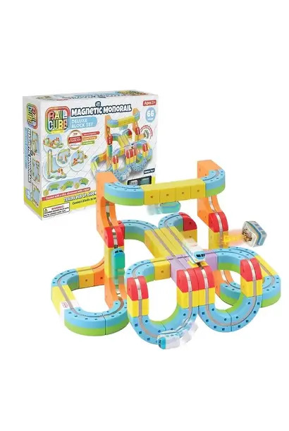 Rail Cube Deluxe Block Set 66pcs 3+