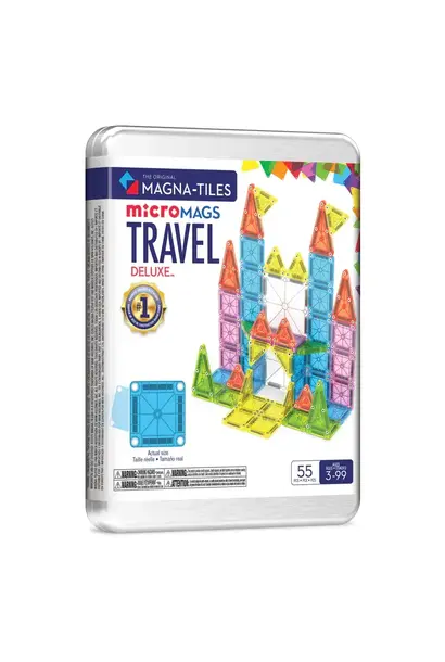 Magna-Tiles MicroMAGS Travel Deluxe 55pcs