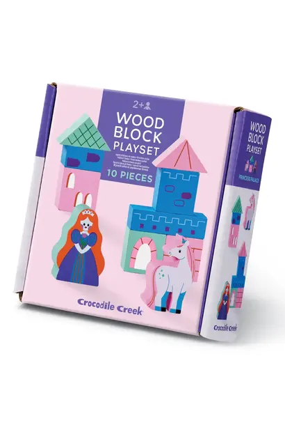 Build & Play Mini Wood Blocks Princess Palace