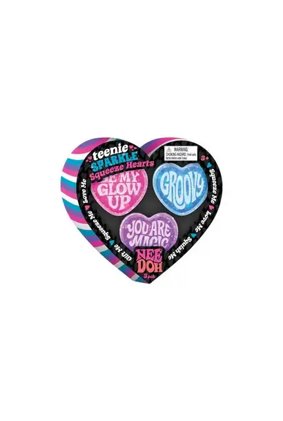Nee Doh Teenie Sparkle Squeeze Heart 3