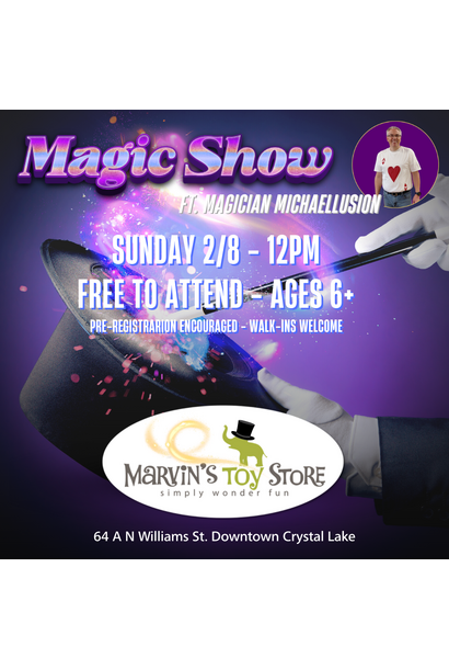 Magic Show 2/8 at 12pm