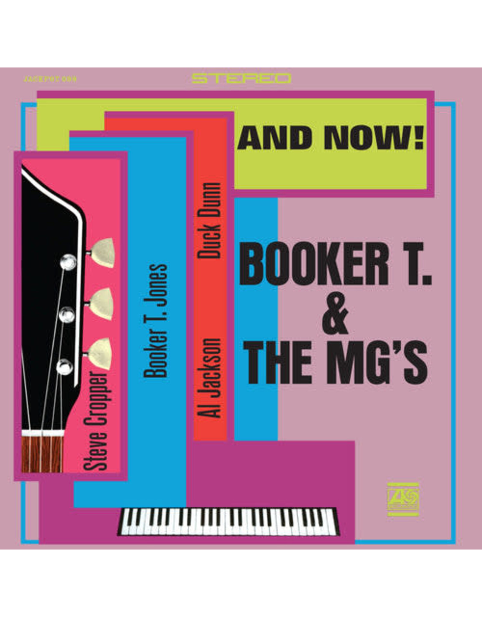 Jackpot Records Booker T & the MG's - And Now! - Orange Vinyl LP