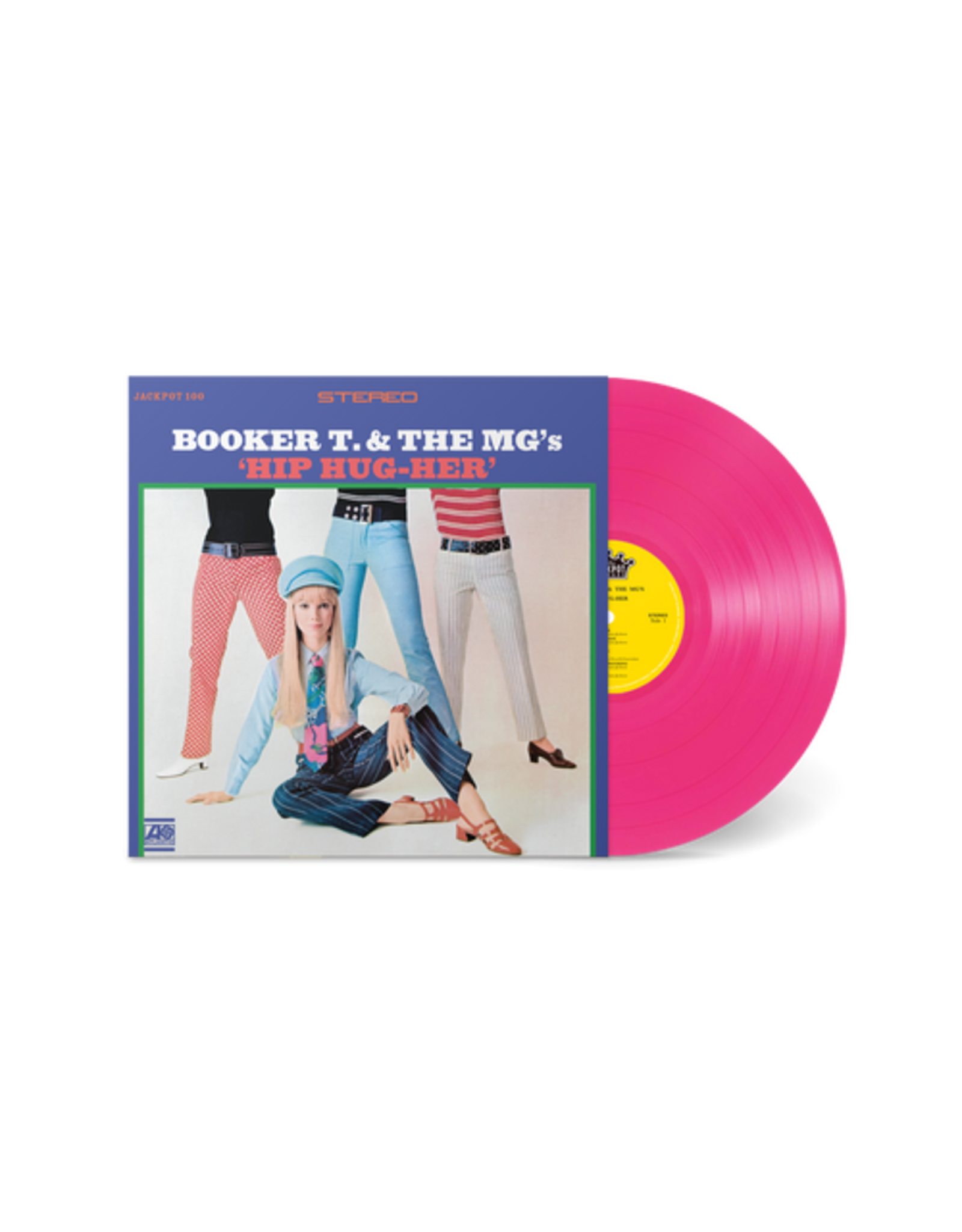 Jackpot Records Booker T & the MG's - Hip Hug-Her - Hot Pink Vinyl LP