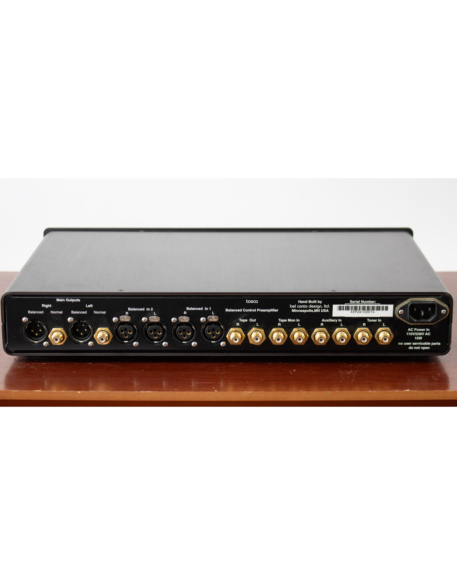 Bel Canto Bel Canto Tosca Preamp USED