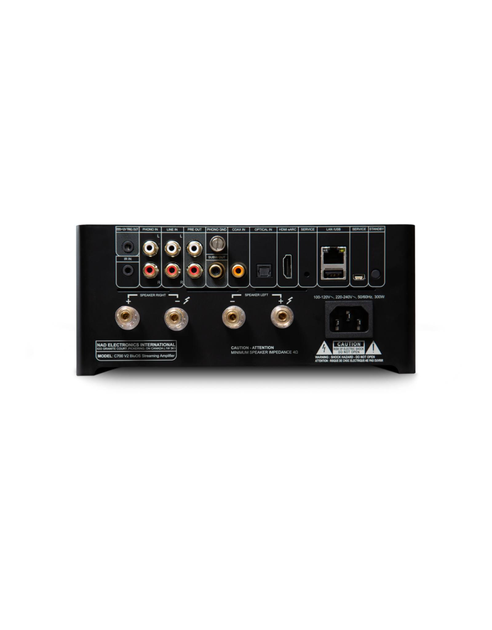 NAD NAD C700 V2 BluOS Streaming Amplifier