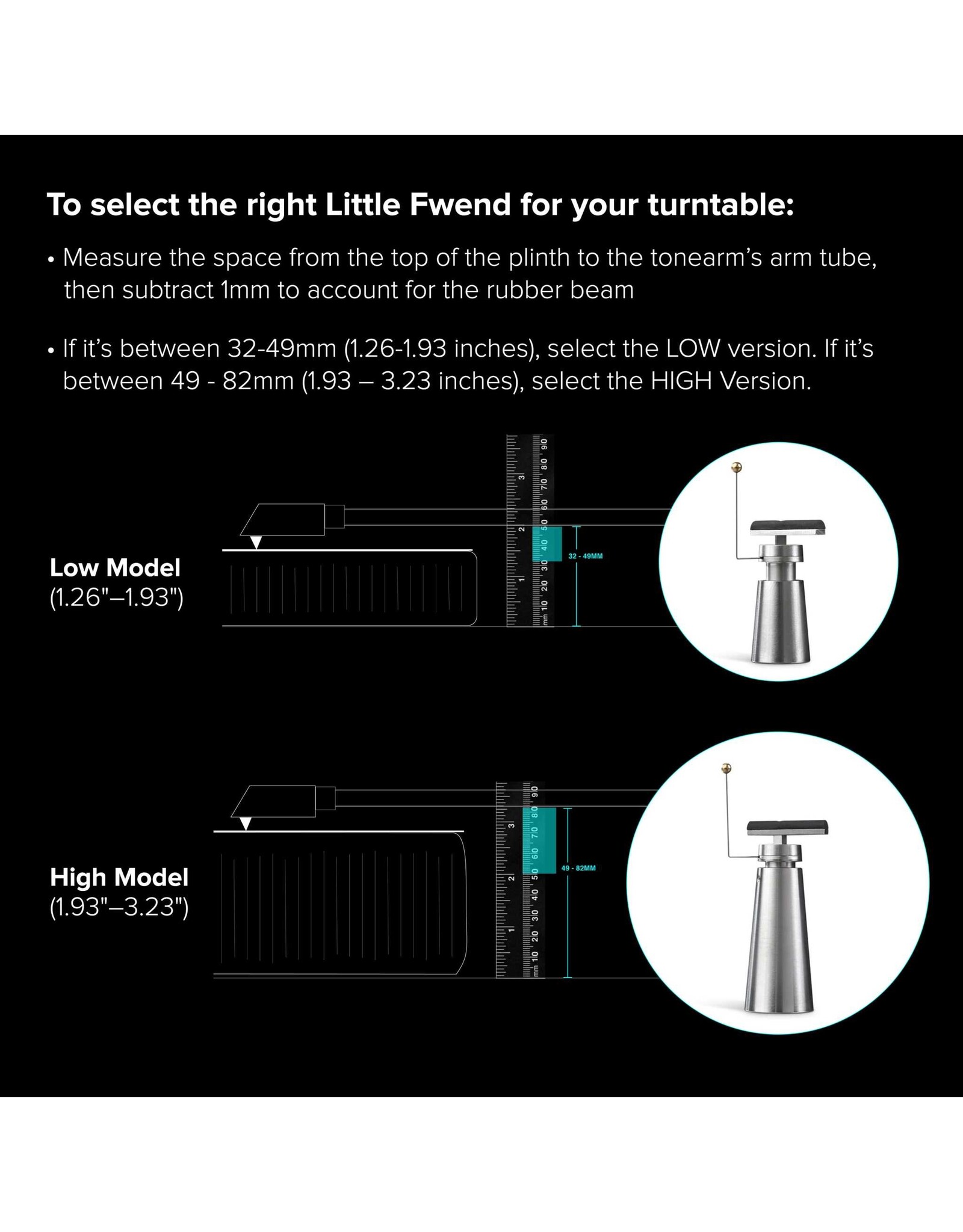 Little Fwend Little Fwend Tonearm Lifter