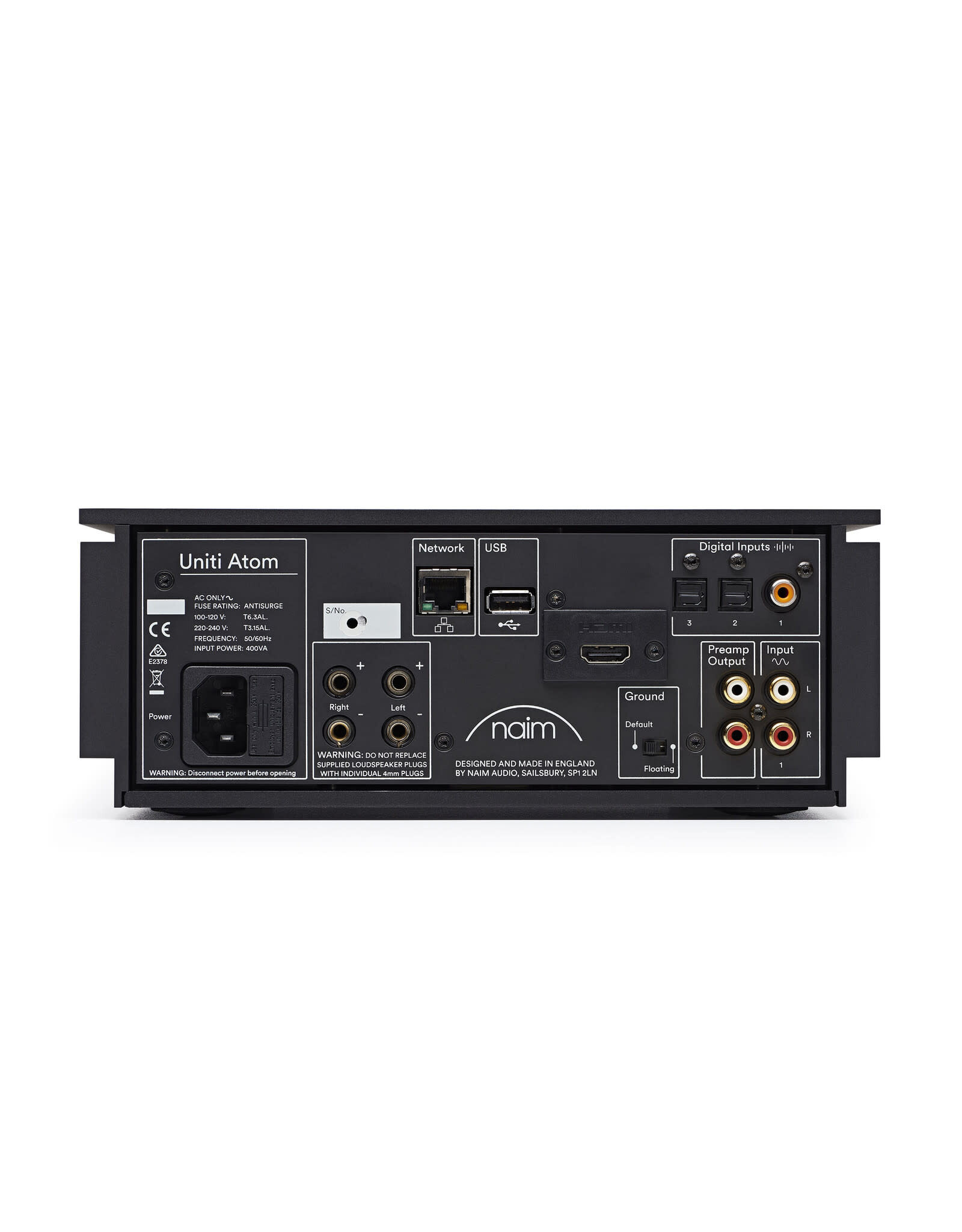 Naim Audio Naim Audio Uniti Atom Streaming Integrated Amp FACTORY REFURBISHED
