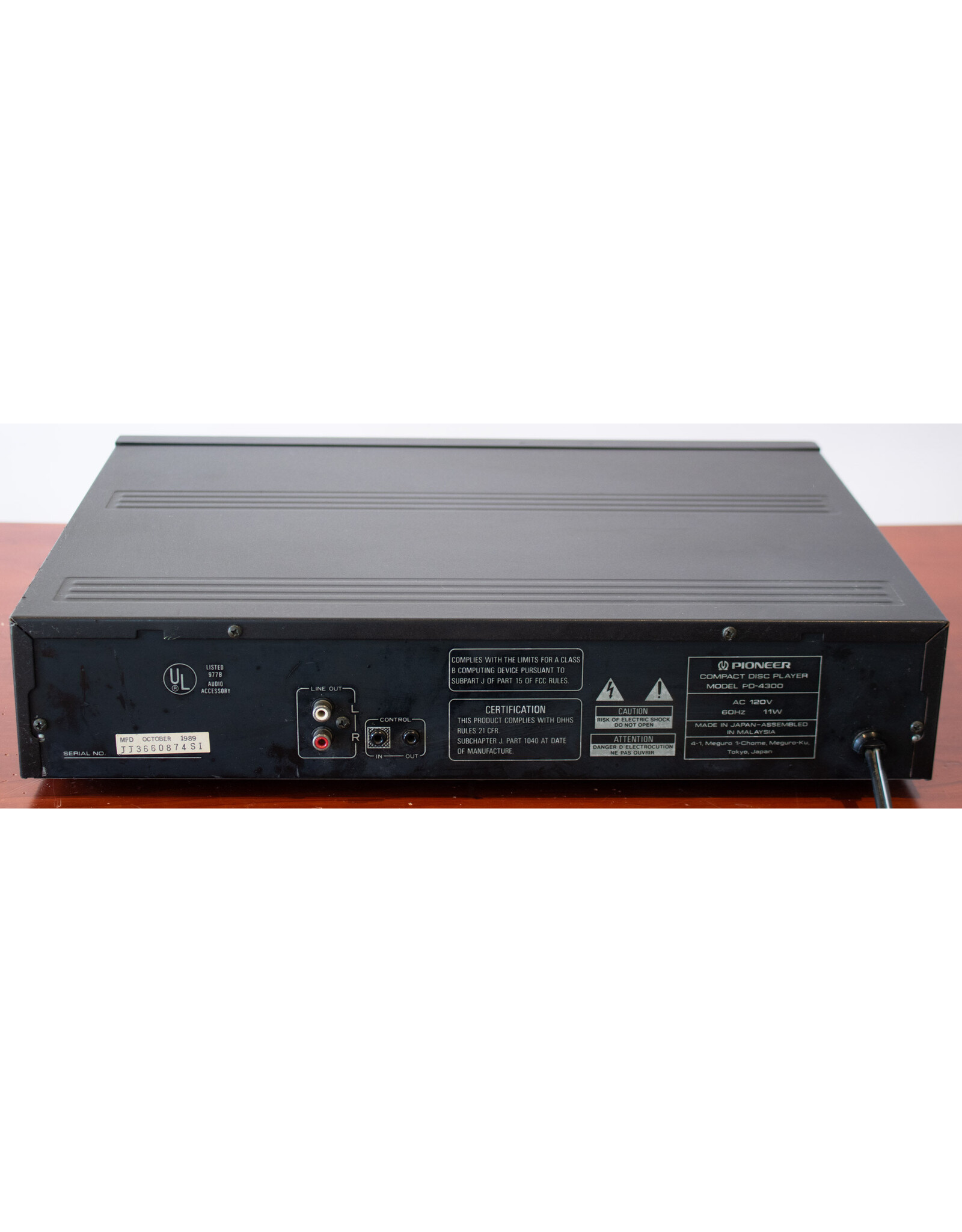 Pioneer Pioneer PD-4300 CD Player USED