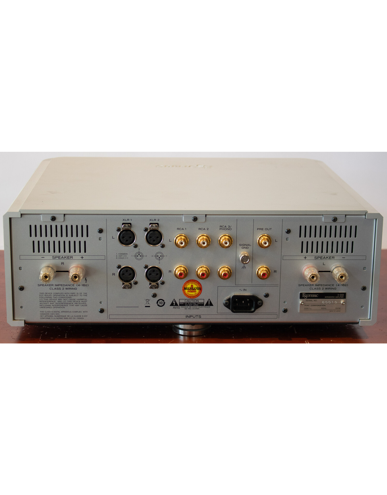 Esoteric Esoteric I-03 Integrated Amp USED