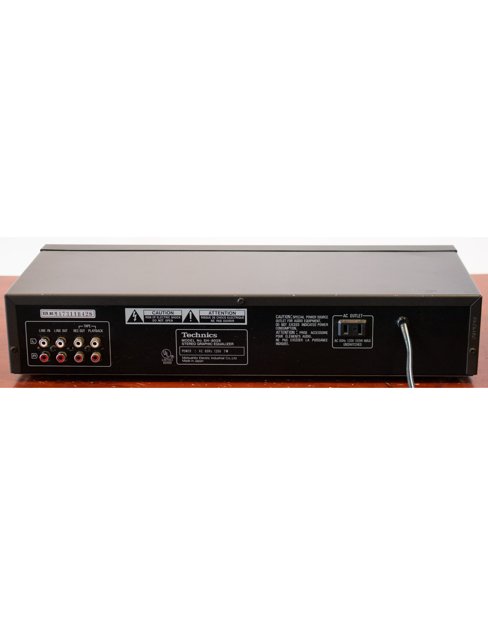 Technics Technics SH-8028 Equalizer USED