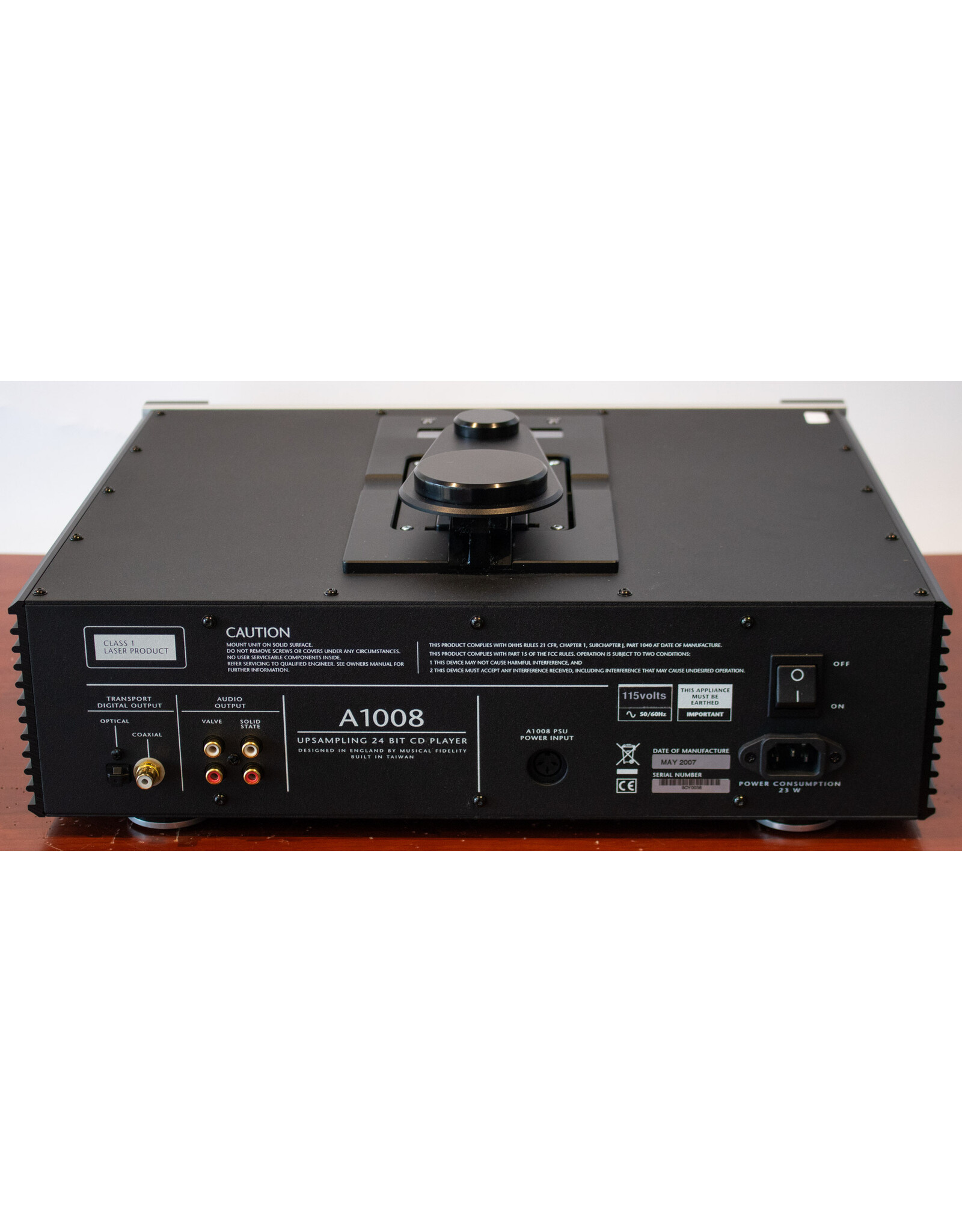 Musical Fidelity Musical Fidelity A1008 CD CD Player USED