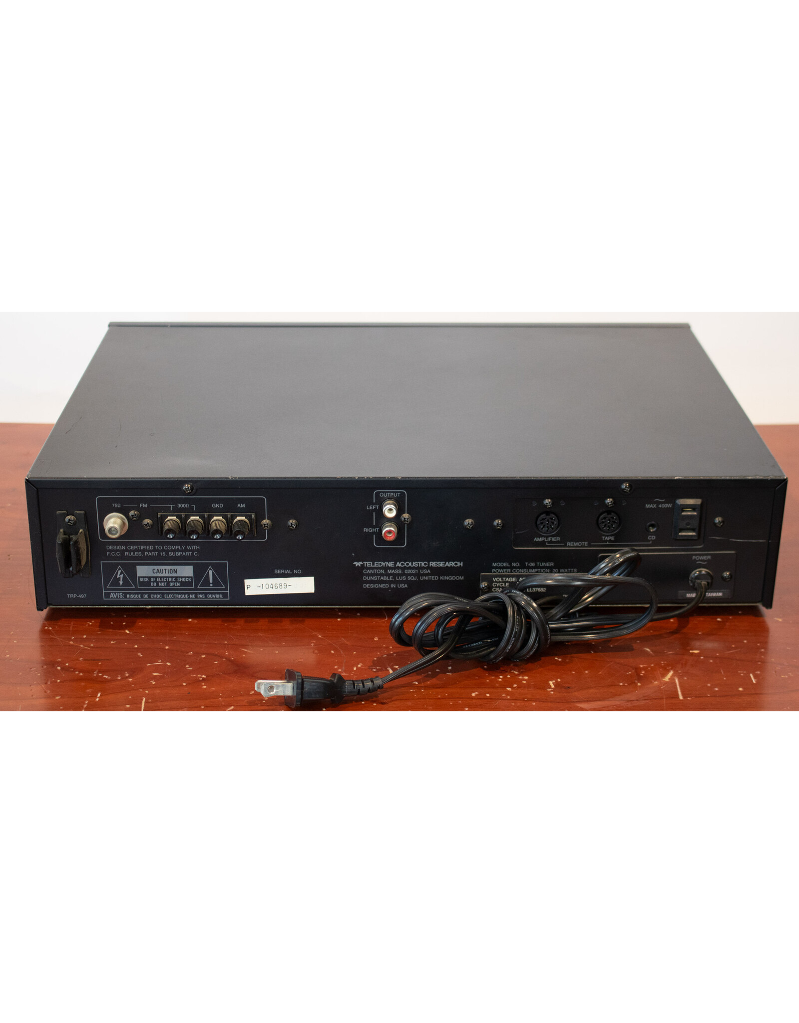 Acoustic Research Acoustic Research T-06 Tuner USED