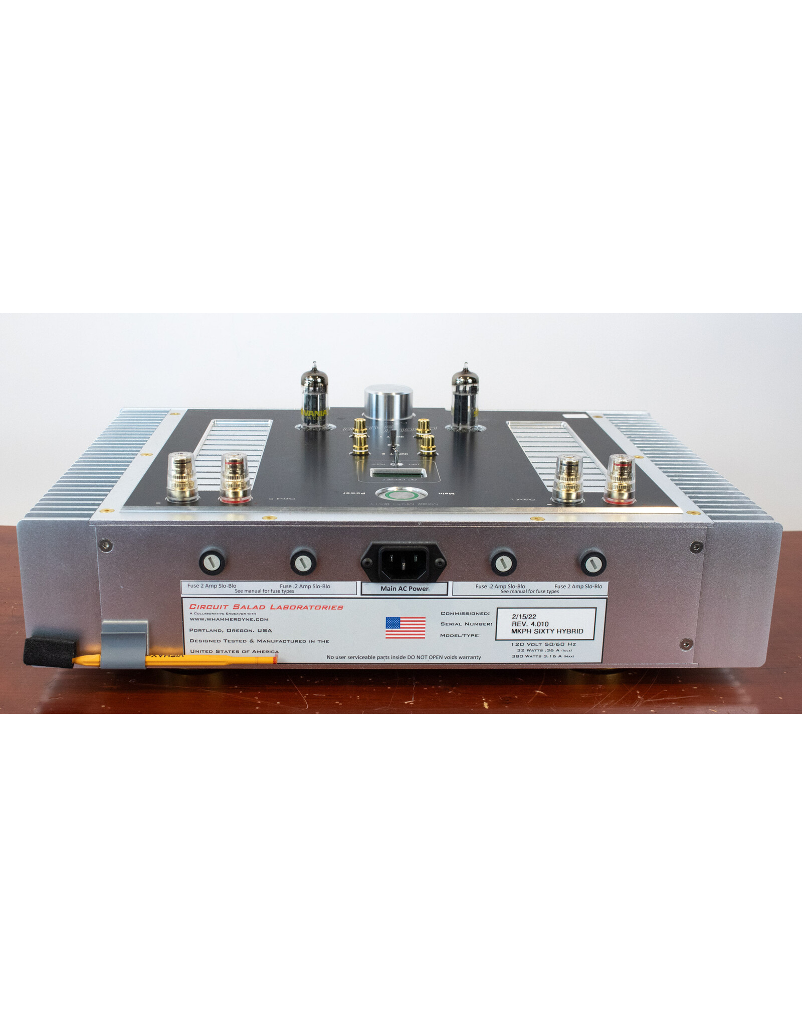 Whammerdyne Whammerdyne Circuit Salad MKPH Sixty Integrated Amp USED