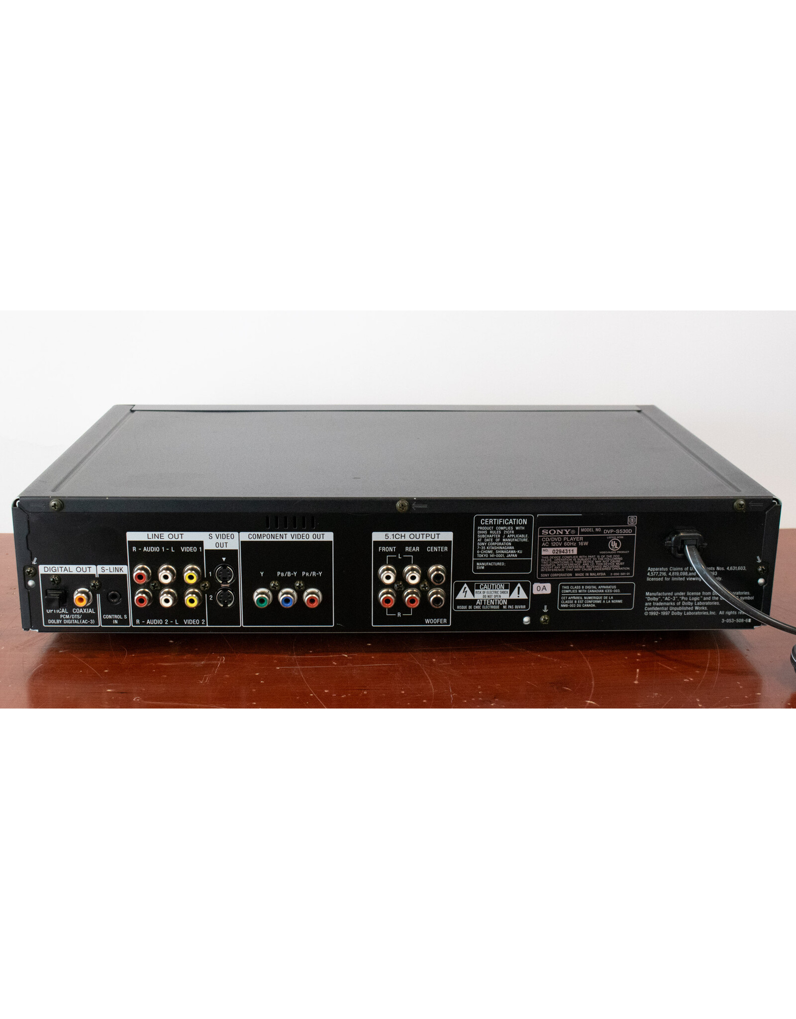 Sony Sony DVP-S530D DVD CD Player USED
