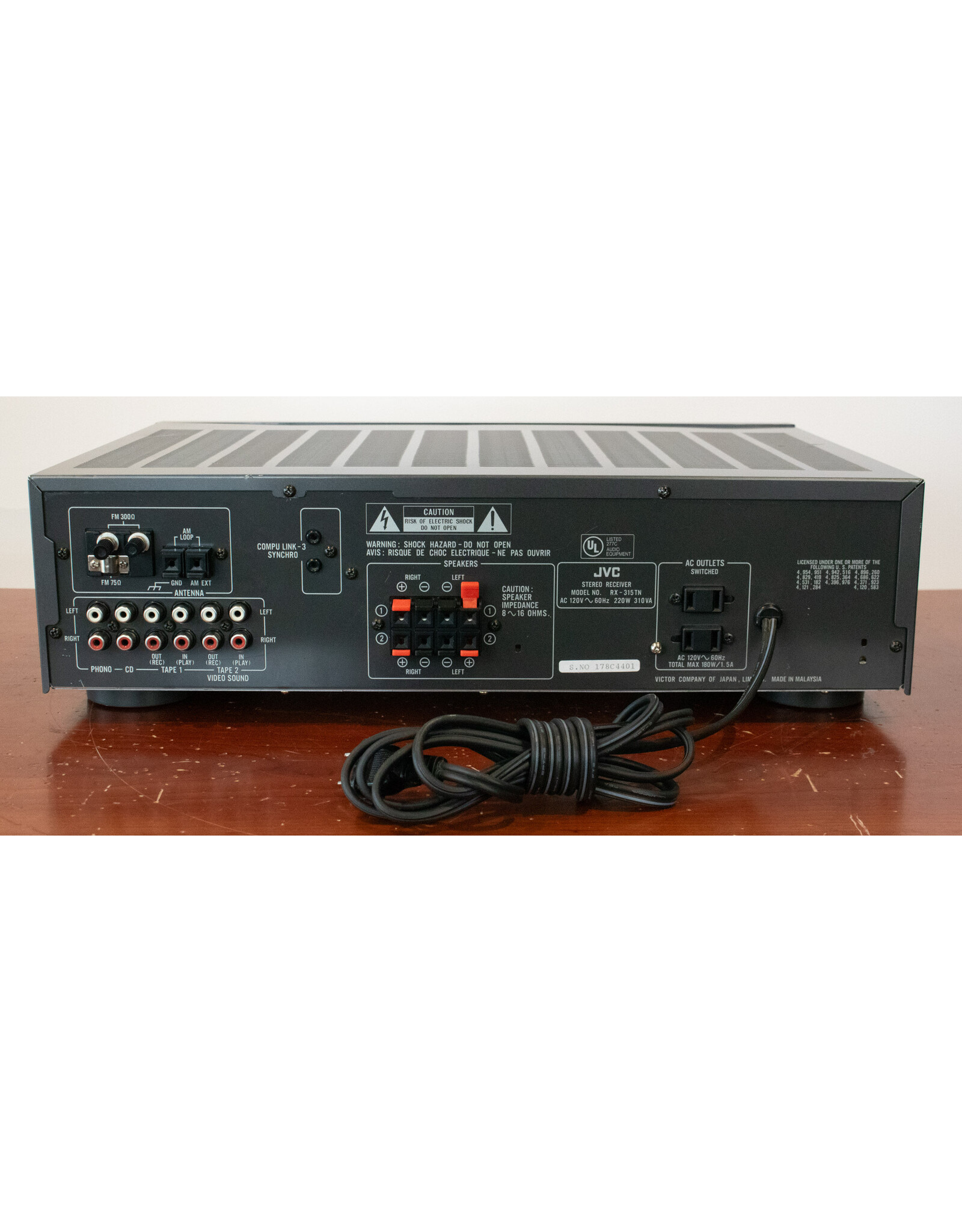 JVC JVC RX-315TN Receiver USED